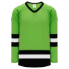 Athletic (AK) Knit Athletic Knit (AK) H6500Y-107 Youth Lime Green/Black/White League Hockey Jersey