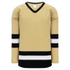 Athletic (AK) Knit Athletic Knit (AK) H6500Y-281 Youth Vegas Gold/Black/White League Hockey Jersey