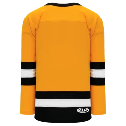 Athletic (AK) Knit Athletic Knit (AK) H6500Y-329 Youth Gold/Black/White League Hockey Jersey