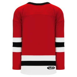Athletic (AK) Knit Athletic Knit (AK) H6500Y-414 Youth Red/White/Black League Hockey Jersey