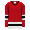 Athletic (AK) Knit Athletic Knit (AK) H6500Y-414 Youth Red/White/Black League Hockey Jersey