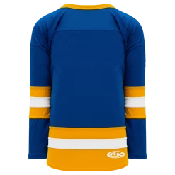 Athletic (AK) Knit Athletic Knit (AK) H6500A-447 Adult Royal Blue/Gold/White League Hockey Jersey