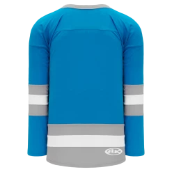 Athletic (AK) Knit Athletic Knit (AK) H6500Y-459 Youth Pro Blue/Grey/White League Hockey Jersey