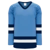 Athletic (AK) Knit Athletic Knit (AK) H6500Y-475 Youth Sky Blue/Navy/White League Hockey Jersey