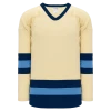 Athletic (AK) Knit Athletic Knit (AK) H6500A-545 Adult Sand/Navy/Sky Blue League Hockey Jersey