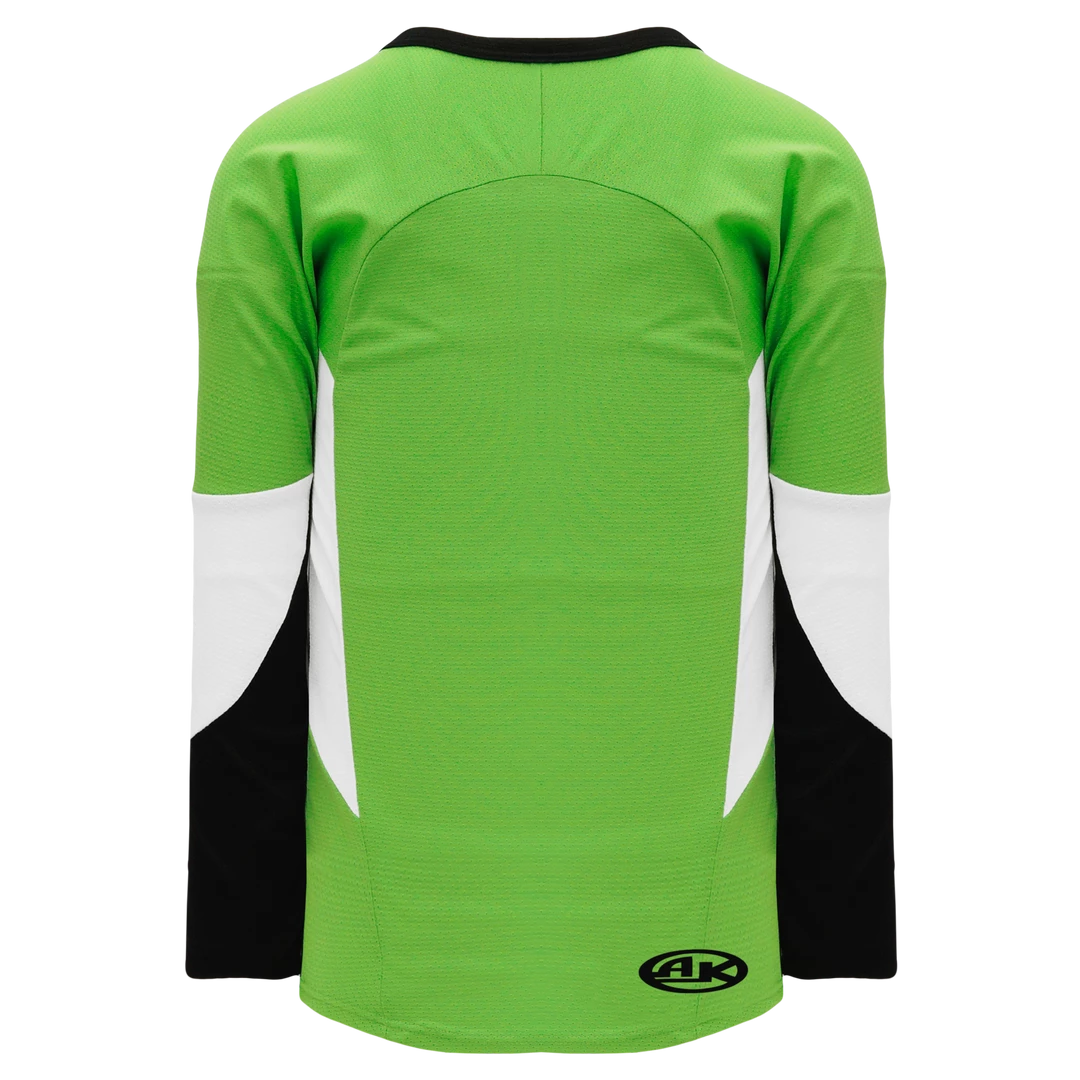 Athletic (AK) Knit Athletic Knit (AK) H6600A-107 Adult Lime Green/Black/White League Hockey Jersey 4 Athletic (AK) Knit Athletic Knit (AK) H6600A-107 Adult Lime Green/Black/White League Hockey Jersey