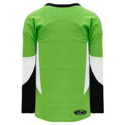 Athletic (AK) Knit Athletic Knit (AK) H6600Y-107 Youth Lime Green/Black/White League Hockey Jersey