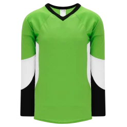 Athletic (AK) Knit Athletic Knit (AK) H6600Y-107 Youth Lime Green/Black/White League Hockey Jersey