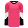 Athletic (AK) Knit Athletic Knit (AK) H6600A-272 Adult Pink/Black/White League Hockey Jersey