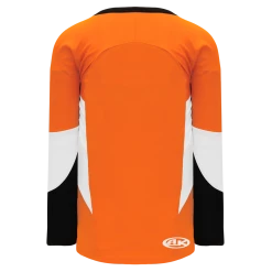 Athletic (AK) Knit Athletic Knit (AK) H6600Y-330 Youth Orange/Black/White League Hockey Jersey