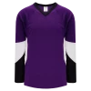 Athletic (AK) Knit Athletic Knit (AK) H6600Y-438 Youth Purple/Black/White League Hockey Jersey