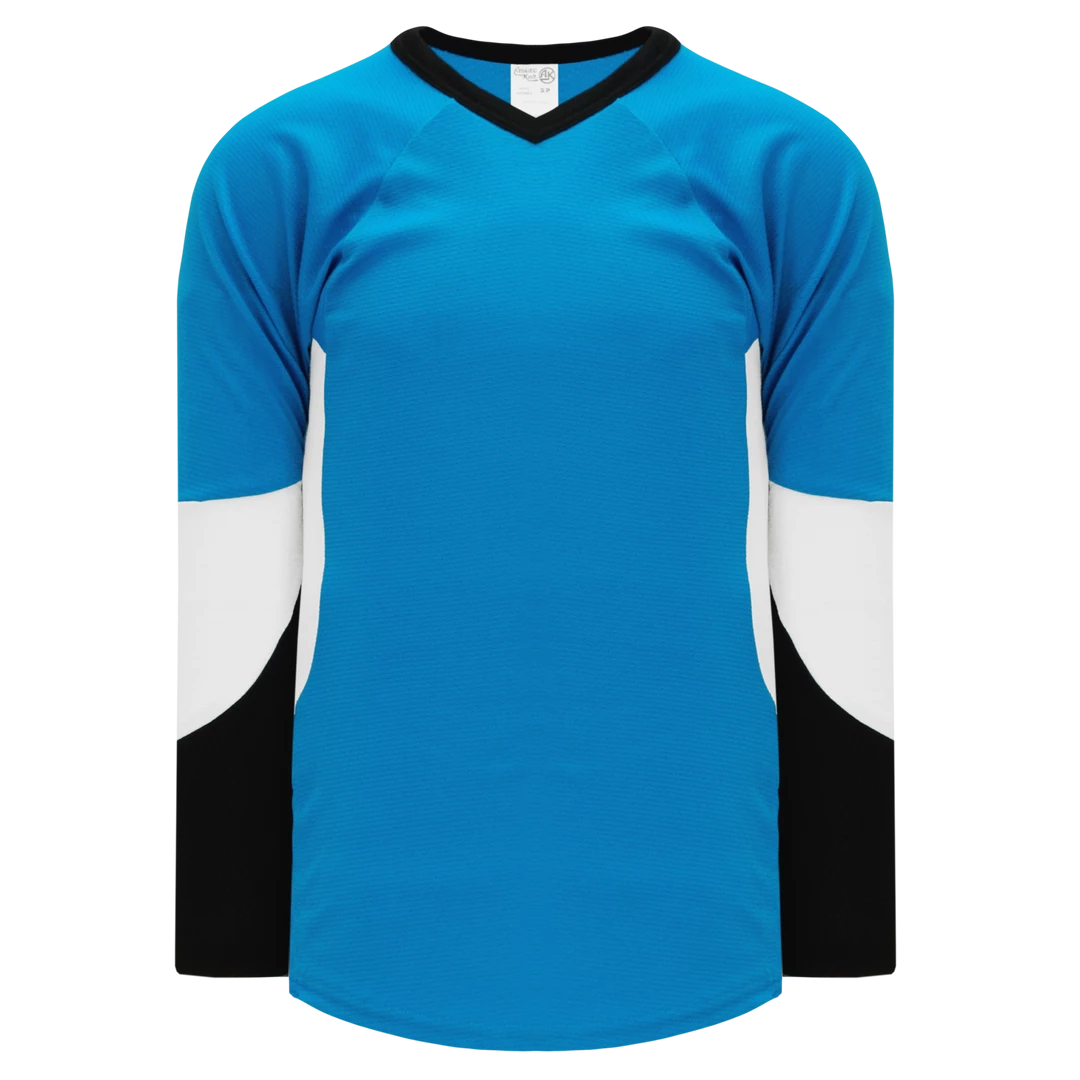 Athletic (AK) Knit Athletic Knit (AK) H6600Y-444 Youth Pro Blue/Black/White League Hockey Jersey 3 Athletic (AK) Knit Athletic Knit (AK) H6600Y-444 Youth Pro Blue/Black/White League Hockey Jersey