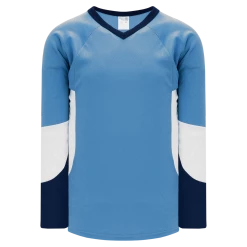 Athletic (AK) Knit Athletic Knit (AK) H6600Y-475 Youth Sky Blue/Navy/White League Hockey Jersey