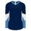 Athletic (AK) Knit Athletic Knit (AK) H6600A-761 Adult Navy/Sky Blue/White League Hockey Jersey
