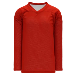 Athletic (AK) Knit Athletic Knit (AK) H686A-208 Adult Red/White Reversible Practice Hockey Jersey