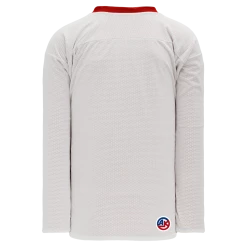 Athletic (AK) Knit Athletic Knit (AK) H686A-208 Adult Red/White Reversible Practice Hockey Jersey