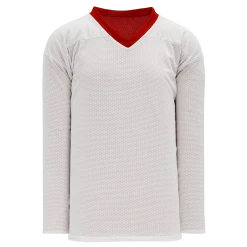 Athletic (AK) Knit Athletic Knit (AK) H686Y-208 Youth Red/White Reversible Practice Hockey Jersey