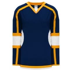 Athletic (AK) Knit Athletic Knit (AK) H7000A-460 Adult Navy/Gold Select Hockey Jersey