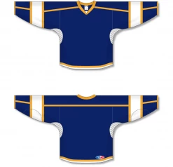 Athletic (AK) Knit Athletic Knit (AK) H7000A-460 Adult Navy/Gold Select Hockey Jersey
