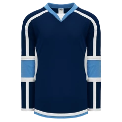 Athletic (AK) Knit Athletic Knit (AK) H7000A-761 Adult Navy/Sky Blue Select Hockey Jersey