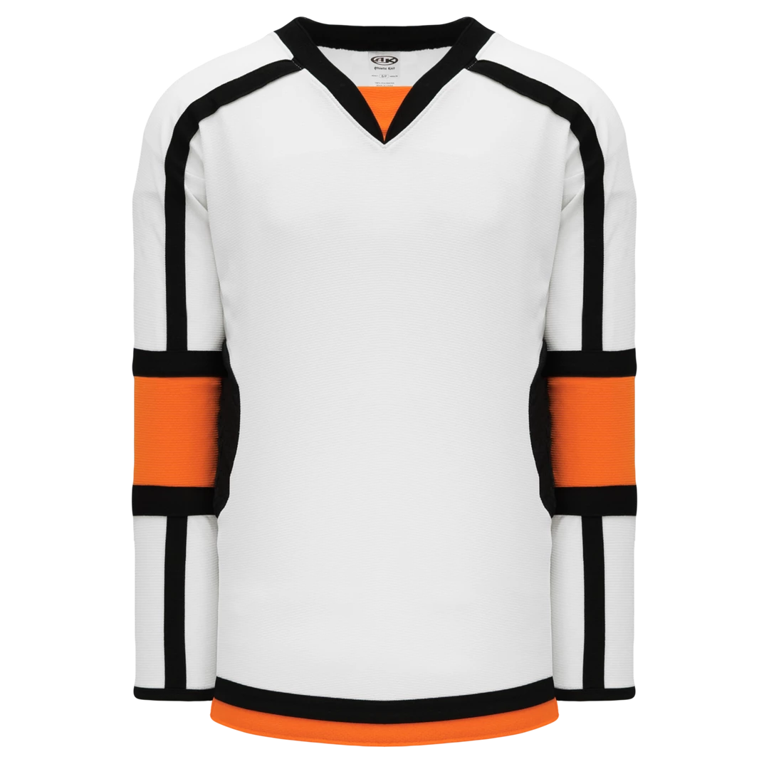 Athletic (AK) Knit Athletic Knit (AK) H7000Y-833 Youth White/Black/Orange Select Hockey Jersey 3 Athletic (AK) Knit Athletic Knit (AK) H7000Y-833 Youth White/Black/Orange Select Hockey Jersey