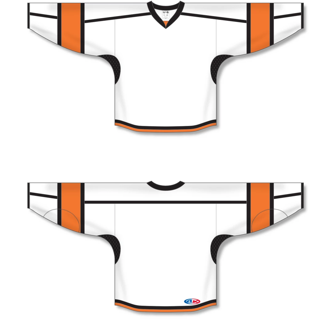 Athletic (AK) Knit Athletic Knit (AK) H7000Y-833 Youth White/Black/Orange Select Hockey Jersey 6 Athletic (AK) Knit Athletic Knit (AK) H7000Y-833 Youth White/Black/Orange Select Hockey Jersey