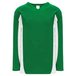 Athletic (AK) Knit Athletic Knit (AK) H7100A-210 Adult Kelly Green/White Select Hockey Jersey