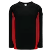 Athletic (AK) Knit Athletic Knit (AK) H7100Y-249 Youth Black/Red Select Hockey Jersey