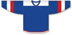 Athletic (AK) Knit Athletic Knit (AK) H7400A-333 Adult Royal Blue/Red Select Hockey Jersey