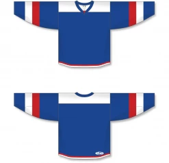 Athletic (AK) Knit Athletic Knit (AK) H7400Y-333 Youth Royal Blue/Red Select Hockey Jersey