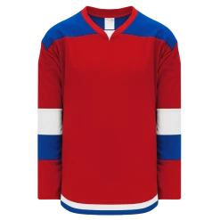 Athletic (AK) Knit Athletic Knit (AK) H7400Y-344 Youth Red/Royal Blue Select Hockey Jersey