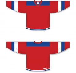 Athletic (AK) Knit Athletic Knit (AK) H7400Y-344 Youth Red/Royal Blue Select Hockey Jersey