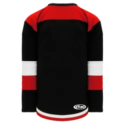 Athletic (AK) Knit Athletic Knit (AK) H7400Y-348 Youth Black/Red Select Hockey Jersey