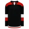 Athletic (AK) Knit Athletic Knit (AK) H7400Y-348 Youth Black/Red Select Hockey Jersey