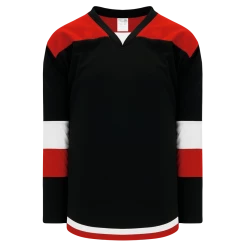 Athletic (AK) Knit Athletic Knit (AK) H7400Y-348 Youth Black/Red Select Hockey Jersey