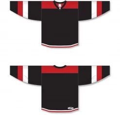 Athletic (AK) Knit Athletic Knit (AK) H7400Y-348 Youth Black/Red Select Hockey Jersey