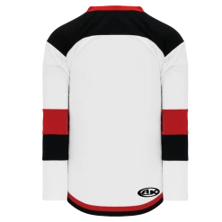 Athletic (AK) Knit Athletic Knit (AK) H7400A-415 Adult White/Black/Red Select Hockey Jersey