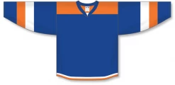 Athletic (AK) Knit Athletic Knit (AK) H7400A-482 Adult Royal Blue/Orange Select Hockey Jersey