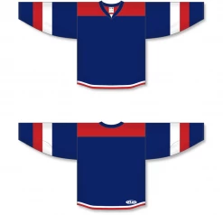 Athletic (AK) Knit Athletic Knit (AK) H7400A-764 Adult Navy Select Hockey Jersey