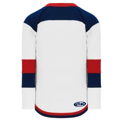 Athletic (AK) Knit Athletic Knit (AK) H7400A-765 Adult White/Navy/Red Select Hockey Jersey