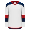 Athletic (AK) Knit Athletic Knit (AK) H7400A-765 Adult White/Navy/Red Select Hockey Jersey