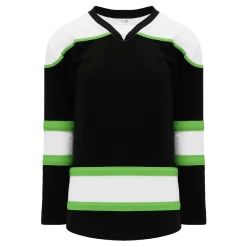 Athletic (AK) Knit Athletic Knit (AK) H7500A-247 Adult Black/White/Lime Green Select Hockey Jersey