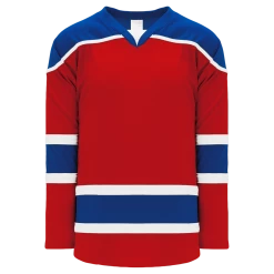 Athletic (AK) Knit Athletic Knit (AK) H7500Y-344 Youth Red/Royal Blue Select Hockey Jersey