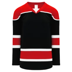 Athletic (AK) Knit Athletic Knit (AK) H7500Y-348 Youth Black/Red/White Select Hockey Jersey