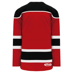 Athletic (AK) Knit Athletic Knit (AK) H7500A-414 Adult Red/Black Select Hockey Jersey