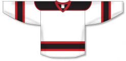 Athletic (AK) Knit Athletic Knit (AK) H7500Y-415 Youth White/Black/Red Select Hockey Jersey