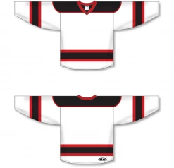 Athletic (AK) Knit Athletic Knit (AK) H7500Y-415 Youth White/Black/Red Select Hockey Jersey