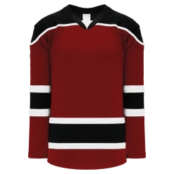 Athletic (AK) Knit Athletic Knit (AK) H7500A-426 Adult AV Red/Black/White Select Hockey Jersey