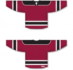 Athletic (AK) Knit Athletic Knit (AK) H7500Y-426 Youth AV Red/Black/White Select Hockey Jersey