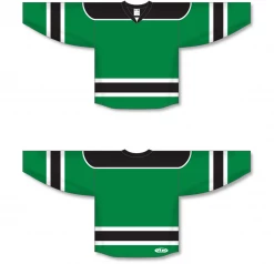 Athletic (AK) Knit Athletic Knit (AK) H7500A-440 Adult Kelly Green Select Hockey Jersey